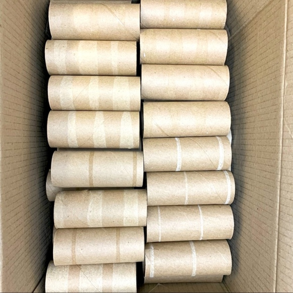 80 ct - Empty Toilet Paper Rolls Cardboard for Creating Crafts, Gardening